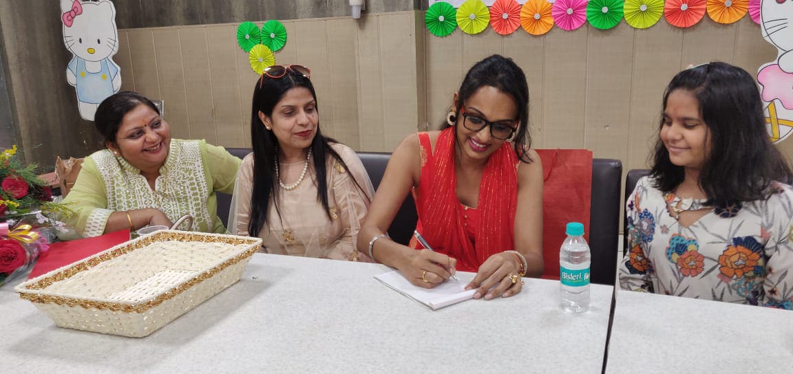 Reshmi Ghosh Came to palwal to bless thalassemic kids