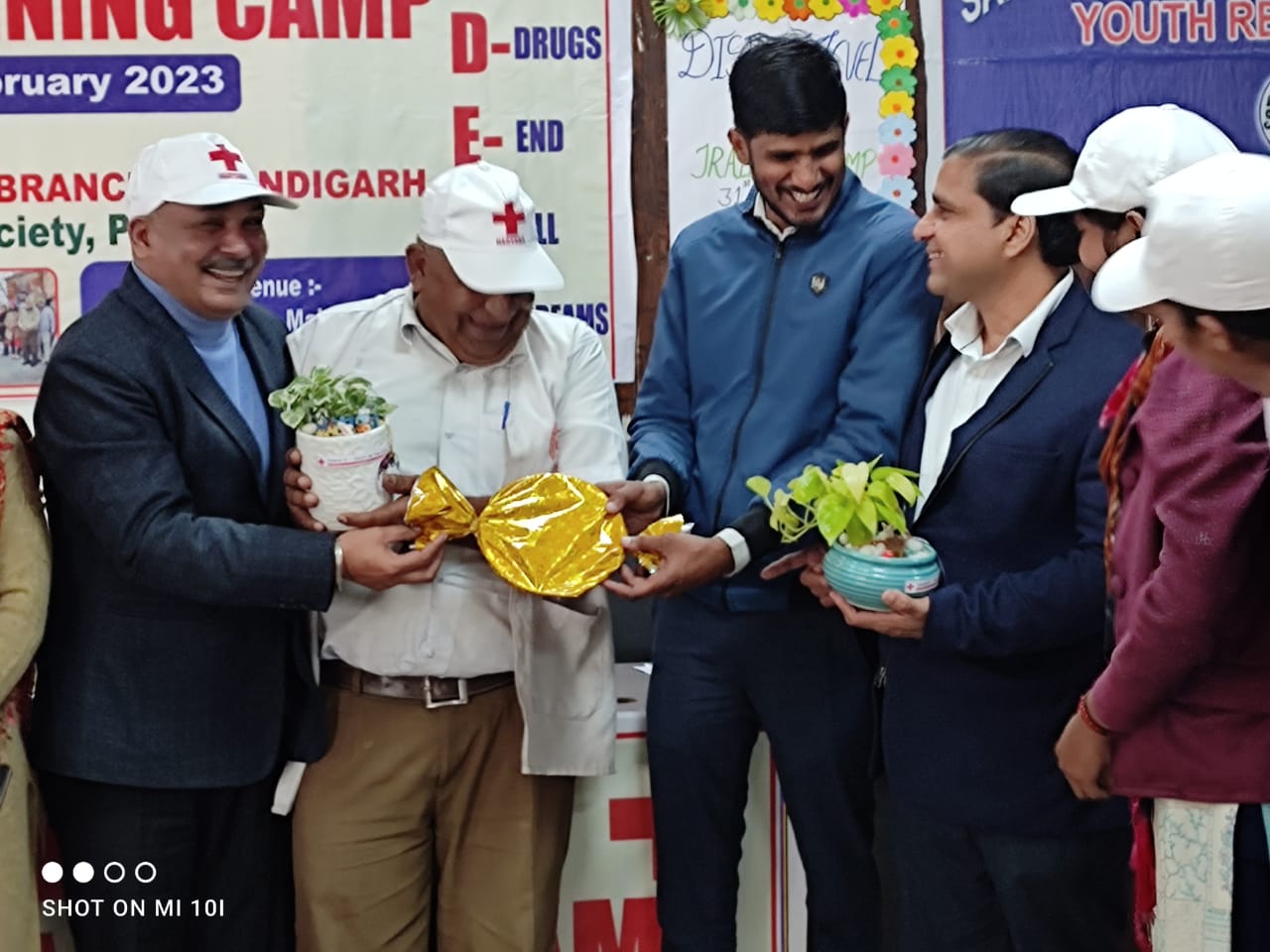 Five Day Training Camp Organized by Red Cross Society