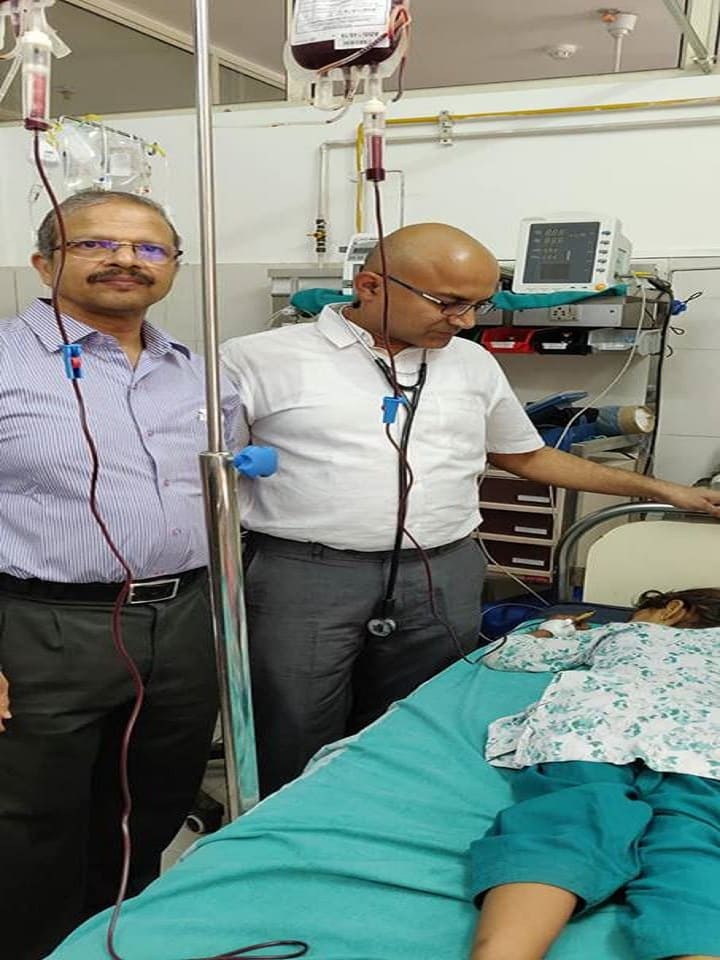 Adopted Thalassemic child by APNA BLOOD BANK